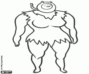 Omalovánka Susan Strong od Adventure Time