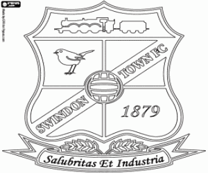 Omalovánka Swindon Town FC logo