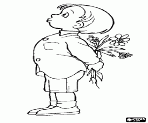 Omalovánka Tajný dárek pro matku