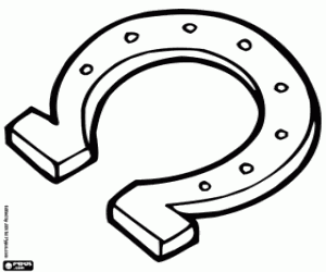 Omalovánka Talisman, podkovy