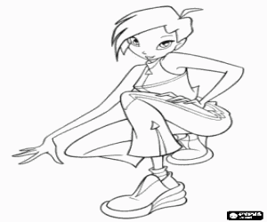 Omalovánka Tecna, Winx Club víla