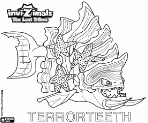 Omalovánka Terrorteeth, Invizimals The Lost Tribes