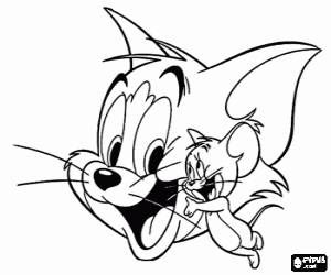 Omalovánka Tom a Jerry