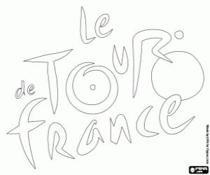 Omalovánka Tour de France logo