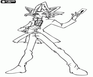 Omalovánka Transformace Yugi