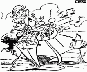 Omalovánka Trubadix s lyry