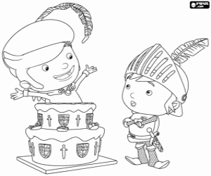 Omalovánka Trubadúr Fernando s Mikem