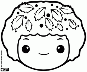 Omalovánka Tvář Boha vína