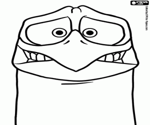 Omalovánka Tvář Junior v problému