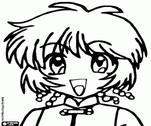 Omalovánka Tvář Kikki Benjamin