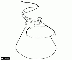 Omalovánka Tvář Lian-Chu