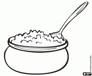 Omalovánka Typ čerstvý sýr