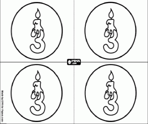 Omalovánka Tři narozenin, Pozvánka