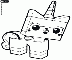 Omalovánka Unikitty, Lego jednorožec