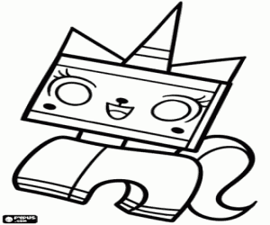 Omalovánka Unikitty, postava ve filmu Lego
