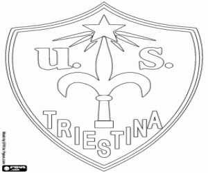 Omalovánka Unione Triestina logo