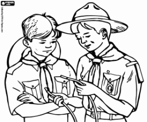 Omalovánka Učení uzlů