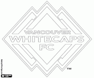 Omalovánka Vancouver Whitecaps FC emblém