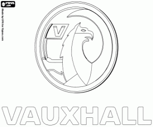 Omalovánka Vauxhall Motors emblém