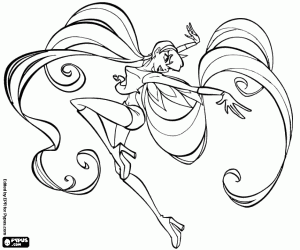 Omalovánka Velkolepé Stella, Winx Club