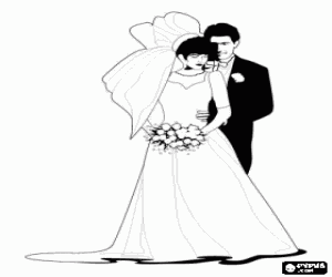 Omalovánka Velmi elegantní milenci