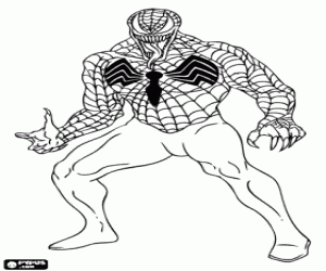 Omalovánka Venom, nepřítelem Spidermana