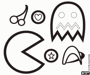 Omalovánka Video hra Pac-Man