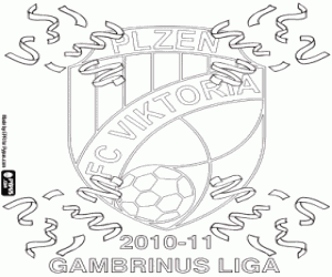 Omalovánka Viktoria Plzeň, šampion 2010-11