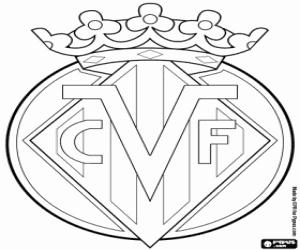Omalovánka Villarreal CF odznak