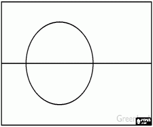 Omalovánka Vlajka Grónska