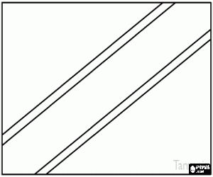 Omalovánka Vlajka Tanzanie