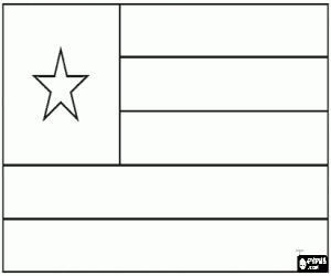 Omalovánka Vlajka Toga