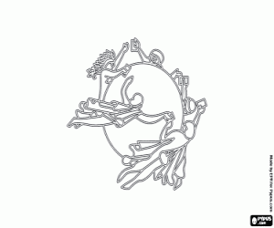 Omalovánka Vlajka UPU