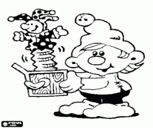 Omalovánka Vánoční skřítek a překvapení box