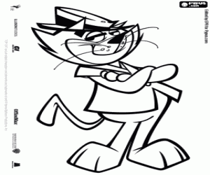 Omalovánka Vůdce kočky, Top Cat