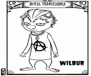 Omalovánka Wilbur, Hotel Transylvania