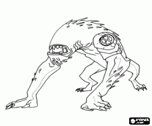 Omalovánka Wildmutt, Ben 10 alien