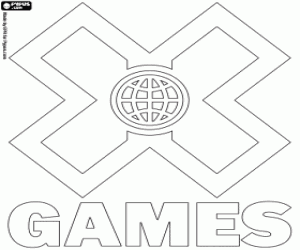 Omalovánka X Games logo