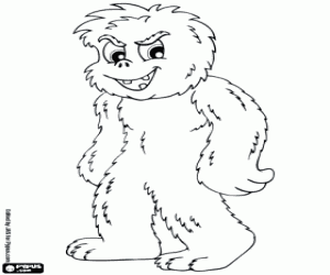 Omalovánka Yeti
