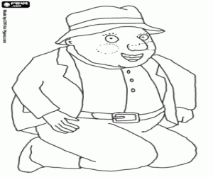 Omalovánka Zahradník, malá princezna