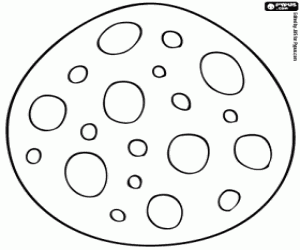 Omalovánka Zdobená velikonoční vajíčko