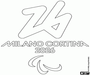 Omalovánka Zimní paralympijské hry 2026 Milán-Cortina