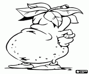 Omalovánka Zlidštění brambor