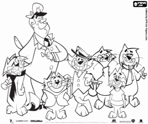 Omalovánka Znaky Top Cat
