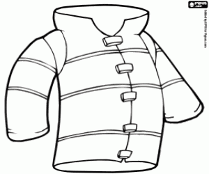 Omalovánka Zpomalující hoření bunda pro hasiče