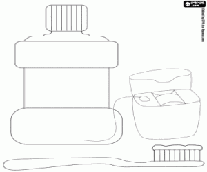 Omalovánka Zubní hygienu