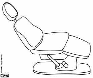 Omalovánka Zubní křeslo