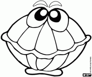 Omalovánka Ústřice