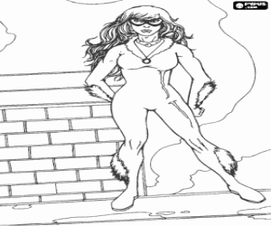 Omalovánka Černá Kočka, postava