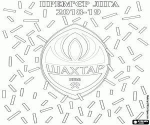 Omalovánka Šachtar Doněck, mistr 2018 – 2019